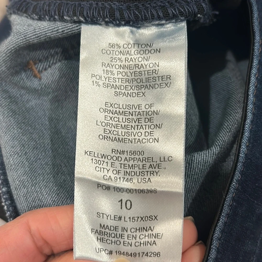 NWOT WIT & WISDOM Ab-Solution Itty Bitty Bootcut Jeans Size 10 - Picture 6 of 16